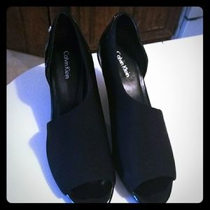 CK Black heels